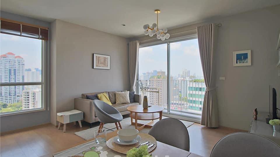 HQ by Sansiri 		19FL,58sqm, 1BB, 43KB or 12MB 